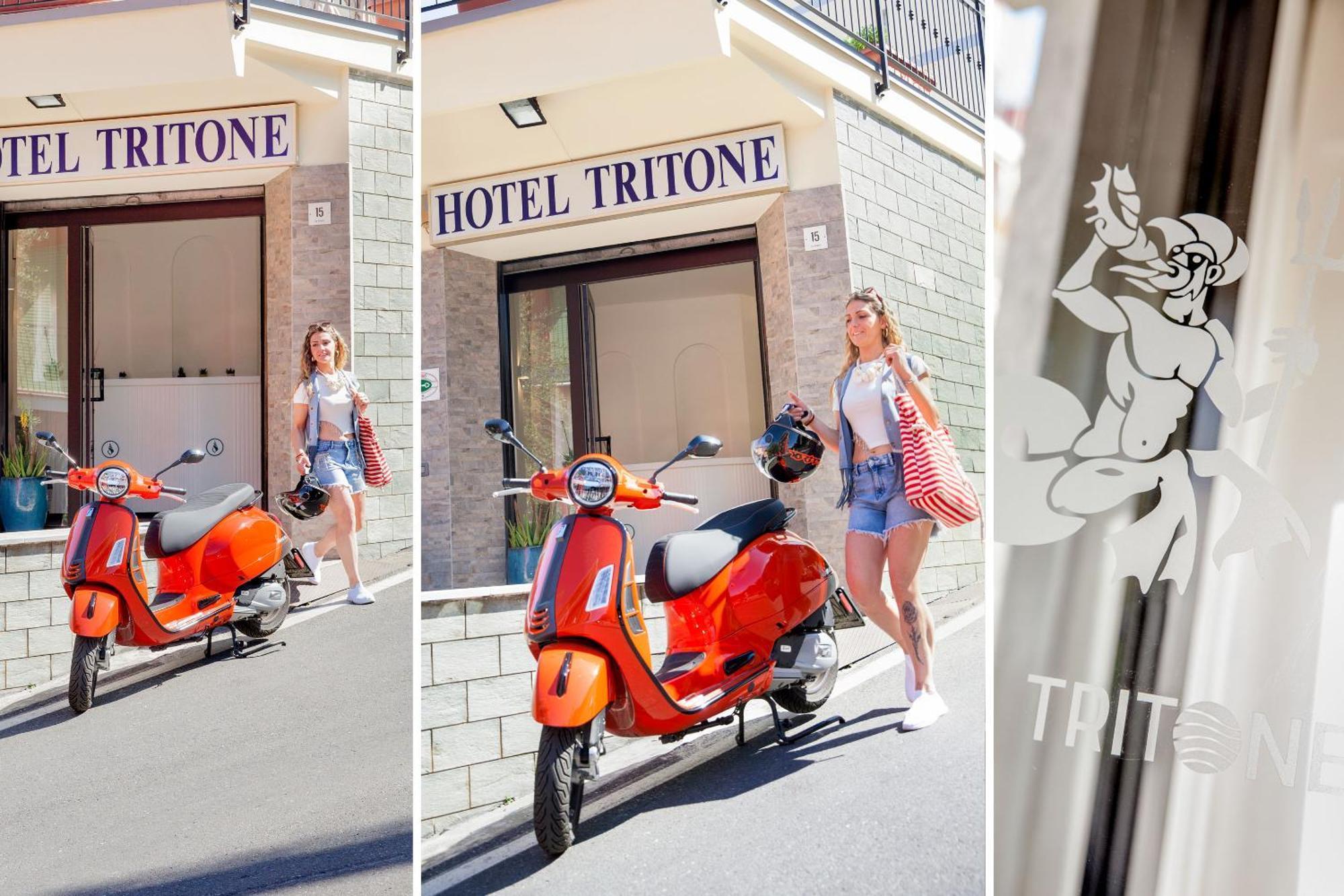 Hotel Tritone 라이구에글리아 외부 사진
